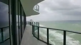Raw Footage Hurricane Irma  Miami Beach