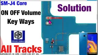 Samsung J4 Core/SM-J410F ON OFF VS Volume Keys Not Working problem Solution.SM-J410 power strip Ways