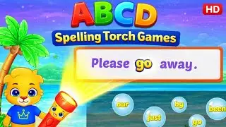 ABCD Spelling Torch Game 🔦 | Fun Alphabet Learning for Kids | Learn English Words