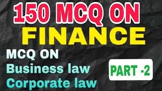 Business law mcq | corporate law mcq |Gic re finance mock paper, gic finance mcqs