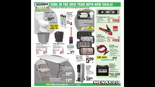 Menards Ring In the New Year With New Deals Freebies & Mail-In Rebates 12.26.2022-12.31.2022