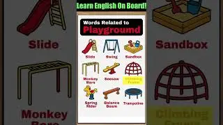 Words related to playground - Learn English On board! #englishvocabmastery #englishwords #english