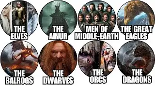 Every Race In Middle-Earth EXPLAINED in DETAIL