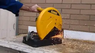 Metal Cutting Saw, Cutting Steel, Sound Effect with Video.