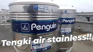 TANGKI AIR PENGUIN 1000 LITER! STAINLESS STEEL! Untuk penampungan air bersih rumah tingkat 3 lantai!