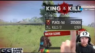 H1Z1 - 17kill Solo Win: Intense Finish
