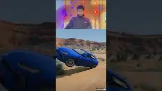 Car Backward Jump #beamngdrive #car #shorts