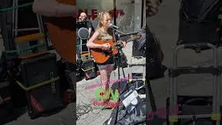The Stunning Sarah Fitz Music Shut up and Dance with me on Grafton Street Dublin #buskingstreets