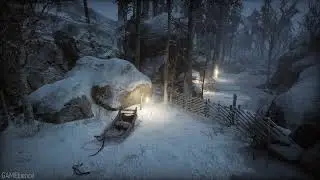 3 Hour - God of War Ragnarok - Snowy Path Ambience