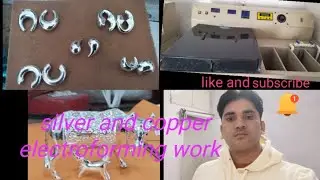 Silver and copper electroforming //-work fill video