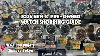 Rolex, Grand Seiko, Omega & more! 2026 MEGA Don Quijote New & Pre-owned Watch Guide