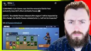 EPIC SPOKE.. Fortnite Community Reacts to Continued Old Battle Passes Return Discussion | Twitter/X