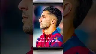 Ferran Torres before & after the perfect side profile template&hellip; 🇪🇸✨