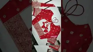 Trendy Blouse Back Design 🥰#blouse #shortsfeed #shorts #ytshorts #mannu_style