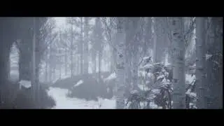 ue4 snow forest cinematic test