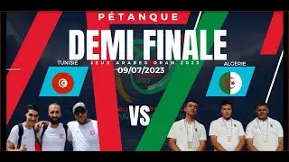 Demi-Finale Jeux Arabes Pétanque/Algérie Vs Tunisie