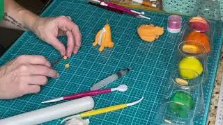 Woodland fondant fox tutorial cake topper