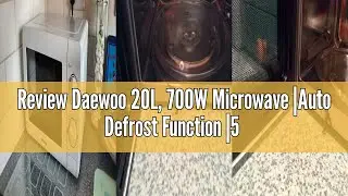 Review Daewoo 20L, 700W Microwave |Auto Defrost Function |5 Power Settings | 35 Minute Timer Dial |