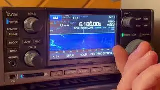 ICOM IC R8600 Night time band scan