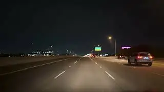 Nice Night Drive on the freeway 12/15 #dfw #driving #night 