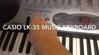 Casio LK-35 Music Keyboard - 61 Key Lighting System Piano