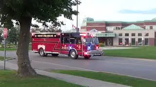 Whitby Fire and Emergency Services Rescue 35 Responding