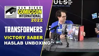 Hasbro Pulse SDCC 22 FANSTREAM | Transformers Victory Saber Haslab Unboxing |