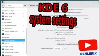 A look at the KDE 6 system settings