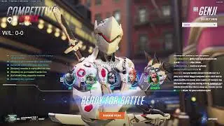 NECROS CARRY GENJI 39 ELIMS! [ OVERWATCH 2 SEASON 2 TOP 500 ]