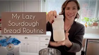 ASMR | My Lazy Sourdough Bread Routine 🍞 Minimal Effort, Cozy Baking Sounds 🥖✨