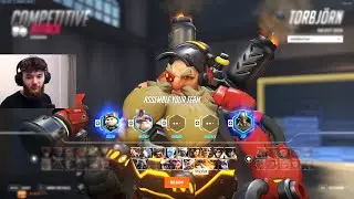 DAFRAN SHOWS HIS TORBJORN SKILL! [ OVERWATCH 2 TOP 500 SEASON 9 ]