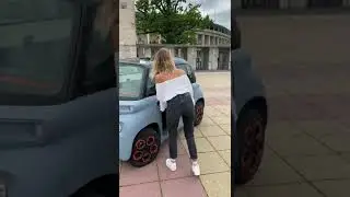 Citroen Ami🤍/How do you like the little cute electric car?#shorts#ytshorts#citroen#jessycargirl#cars