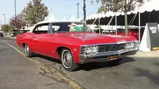 1967 Chevrolet Chevy Impala Super Sport SS 327 Convertible in Red - My Car Story with Lou Costabile