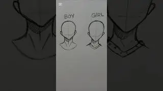 How To Draw Head - boy and girl #drawing #tutorial #howtodraw #art #headdrawing