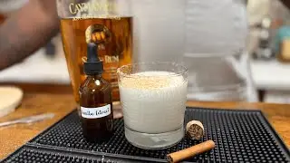 Fall Party Cocktail-Spiced Rum Milk Punch