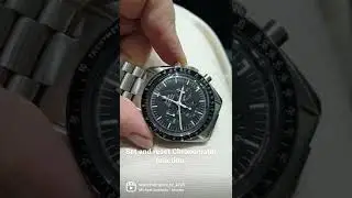 Chronograph watch reset  #vintage #vintagewatch #chronograph #reset#set #omega#speedmaster#how