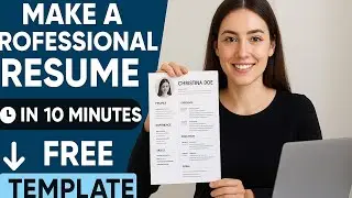Make a Professional Resume in 10 Minutes Free Download Template