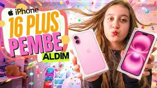 🌸 HAYALİMDEKİ TELEFON! 💖 iPhone 16 Plus Pembe Kutu A&ccedil;ılışı #16plus