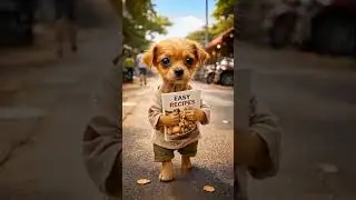 He had no money.They made fun of him.But the puppy didn&rsquo;t give up.#motivation #animalstory