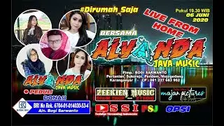 LIVE STREAMING FROM HOME BERSAMA  **OM. ALVANDA MUSIC**  **ZEEKIEN STUDIO & AUDIO**