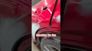 checking the body line. Car/Auto body repair Denting and painting #car #auto