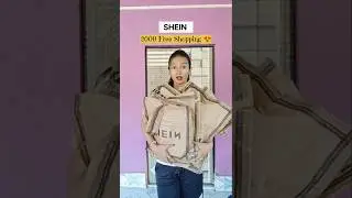 SHEIN 2000 Free Shopping Unboxing #shein #freeshopping #shorts #unboxing @SHEINOFFICIAL