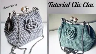 Tutorial Uncinetto Borsa a Clic Clac🍀 'Un tutorial per due borse'