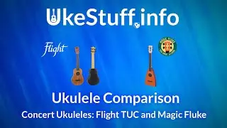 Сравнение укулеле: концертные укулеле — Flight TUC и Magic Fluke