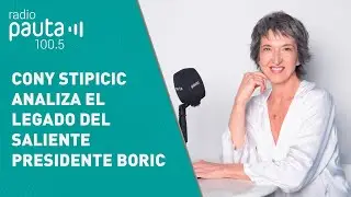 Cony Stipicic analiza el legado del saliente presidente Boric