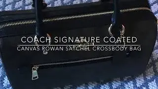 What Fits Coach Signature Coated Canvas crossbody bag