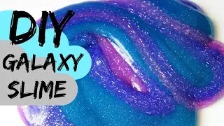 How to Make Glitter Galaxy Slime Recipe #3