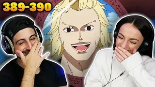 DUVAL HAS TAKEN US OUT! 😂 *ONE PIECE* Episodes 389-390 REACTION!