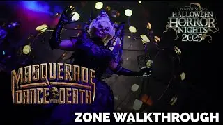 Masquerade Dance with Death scare zone | Halloween Horror Nights 34 at Universal Orlando