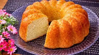 The famous Italian 5-minute cake everyone is looking for! Grandma's vanilla cake!